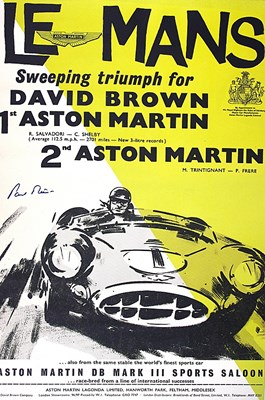 Lot 130 - Aston Martin poster