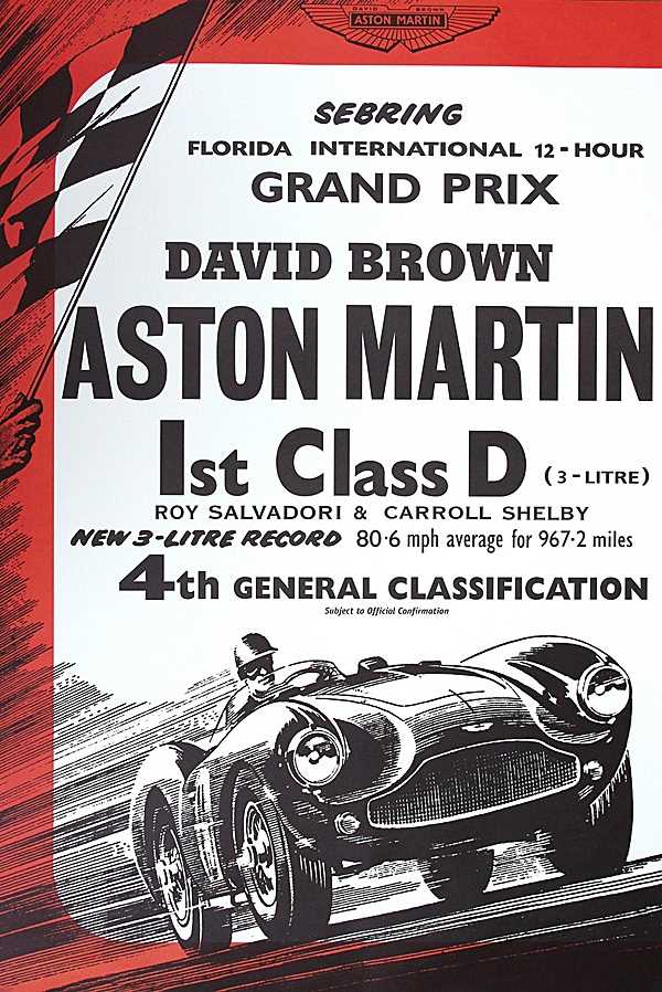 Lot 133 - Aston Martin posters