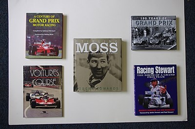 Lot 135 - Five signed motor-sport books