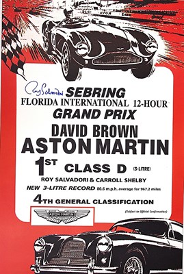 Lot 138 - Aston Martin poster