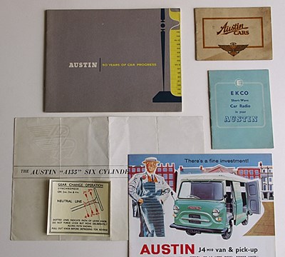 Lot 141 - Austin related brochures