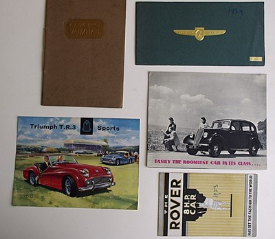 Lot 144 - British vehicle brochures