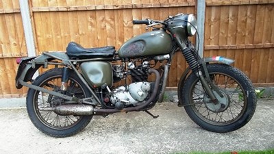 Lot 275 - 1966 Triumph 3ta Dutch Army bike