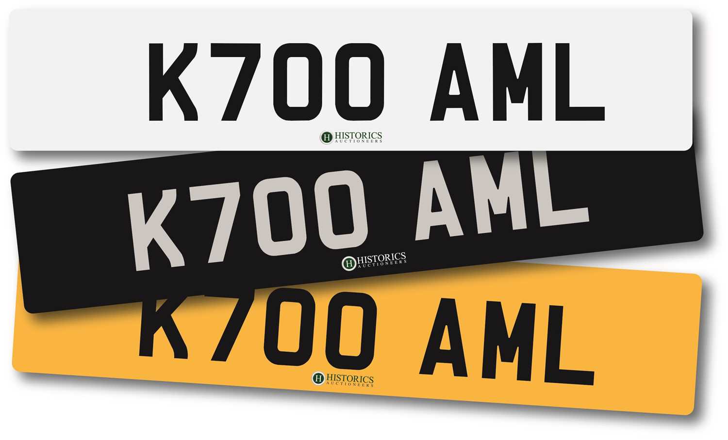 Click for high resolution Lot 143 - n/a Number plate K700 AML