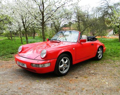 Lot 405 - 1990 Porsche 911 Carrera 4 Cabriolet