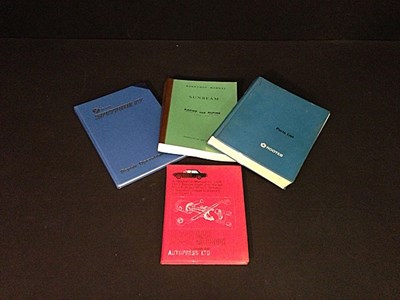 Lot 001 - Four vehicle manuals
