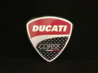 Lot 018 - Ducati wall sign
