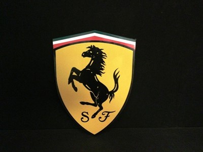 Lot 030 - Ferrari wall sign