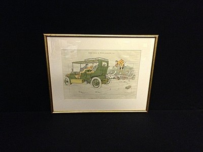 Lot 068 - Three early motoring prints