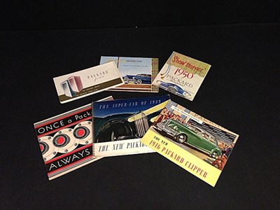 Lot 070 - Six Packard brochures