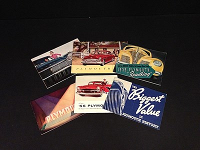 Lot 073 - Plymouth brochures