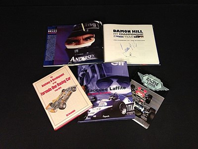 Lot 078 - Four signed motor sport books