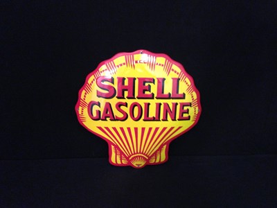 Lot 201 - Shell enamel sign