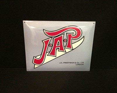 Lot 204 - J.A.P enamel sign