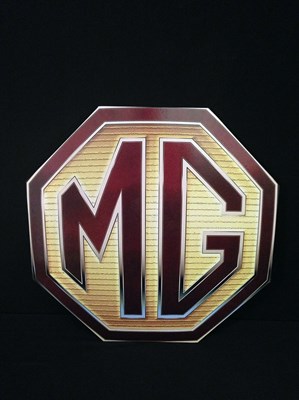 Lot 021 - MG wall plaque