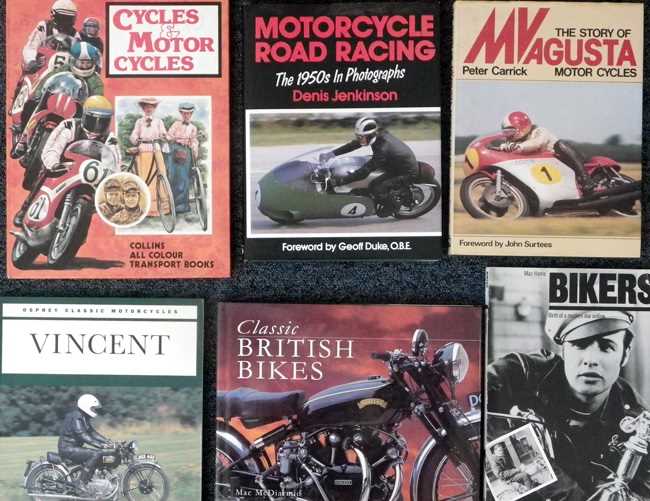 Lot 33 - Six motorcycle books