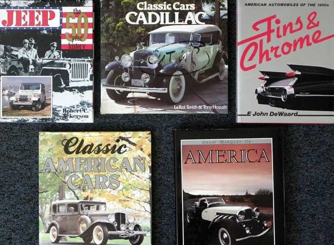 Lot 35 - Five American car books