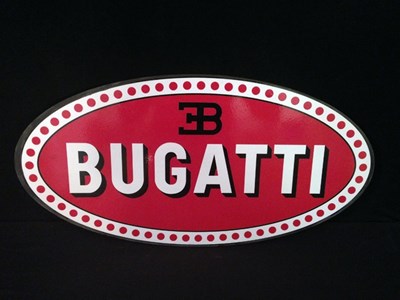 Lot 047 - Bugatti wall plaque