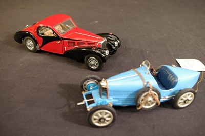 Lot 071 - Bugatti model cars