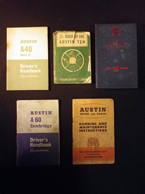 Lot 111 - Austin handbooks