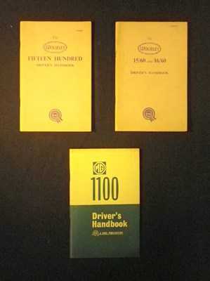 Lot 113 - Three handbooks