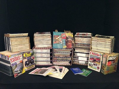 Lot 118 - Large collection of motoring magazines