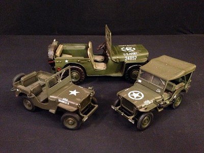 Lot 141 - US army models