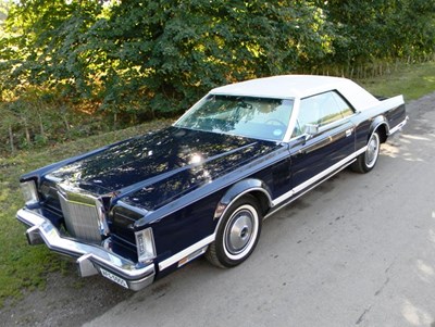 Lot 262 - 1978 Lincoln Continental Mk.V Town Coupé