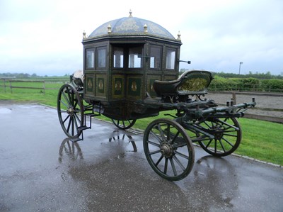 Lot 227 - 1825 State Carriage  from the Maharaja of Mysore