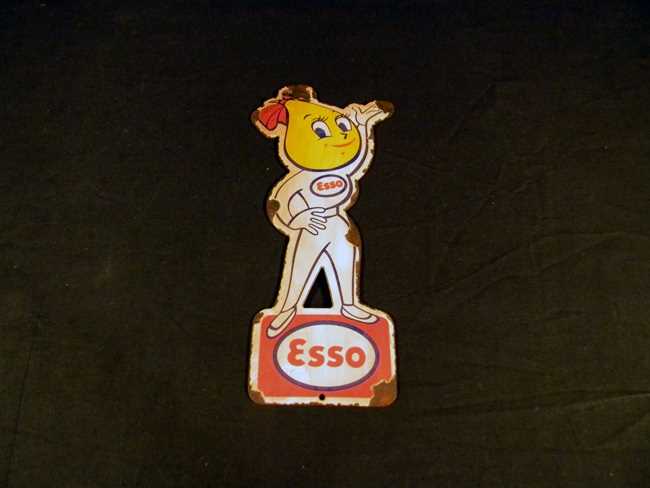 Lot 36 - Esso oil drip gril sign