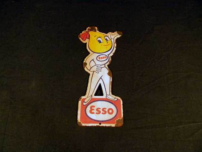 Click for high resolution Lot 36 - Esso oil drip gril sign