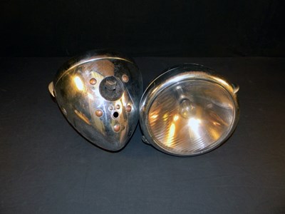 Lot 098 - Lucas headlights