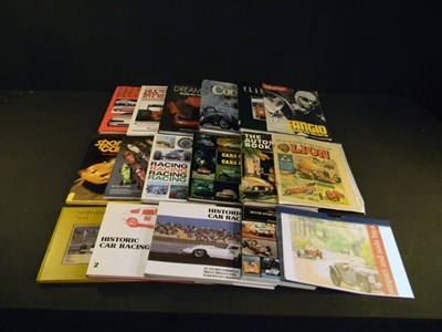 Lot 064 - box of 16 Motoring books