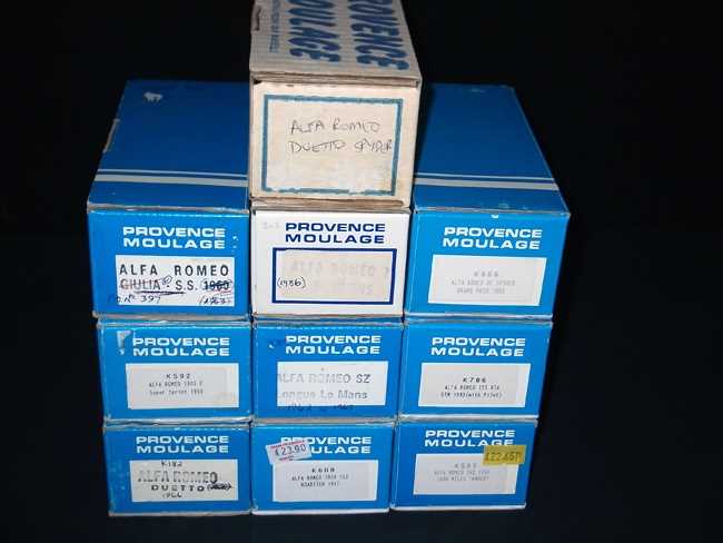 Click for high resolution Lot 93 - Ten Alfa Romeo Kits
