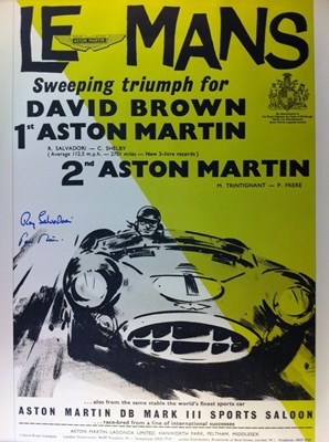 Lot 118 - signed lemans re-print