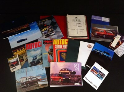 Lot 083 - brochures and magazines