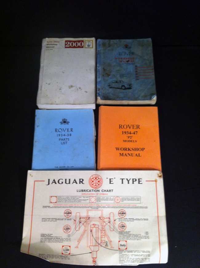 Lot 88 - Rover manuals