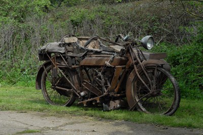 Lot 207 - 1920 Matchless Twin with Sidecar