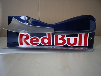Lot 40 - End plate from Formula 1 Red Bull