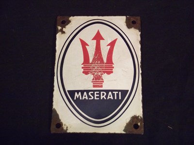 Lot 29 - Maserati Trident badge