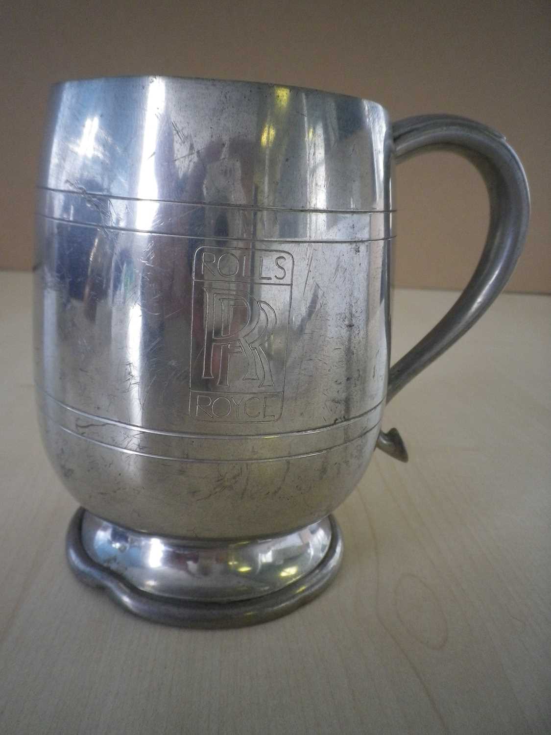 Click for high resolution Lot 58 - Rolls-Royce tankard
