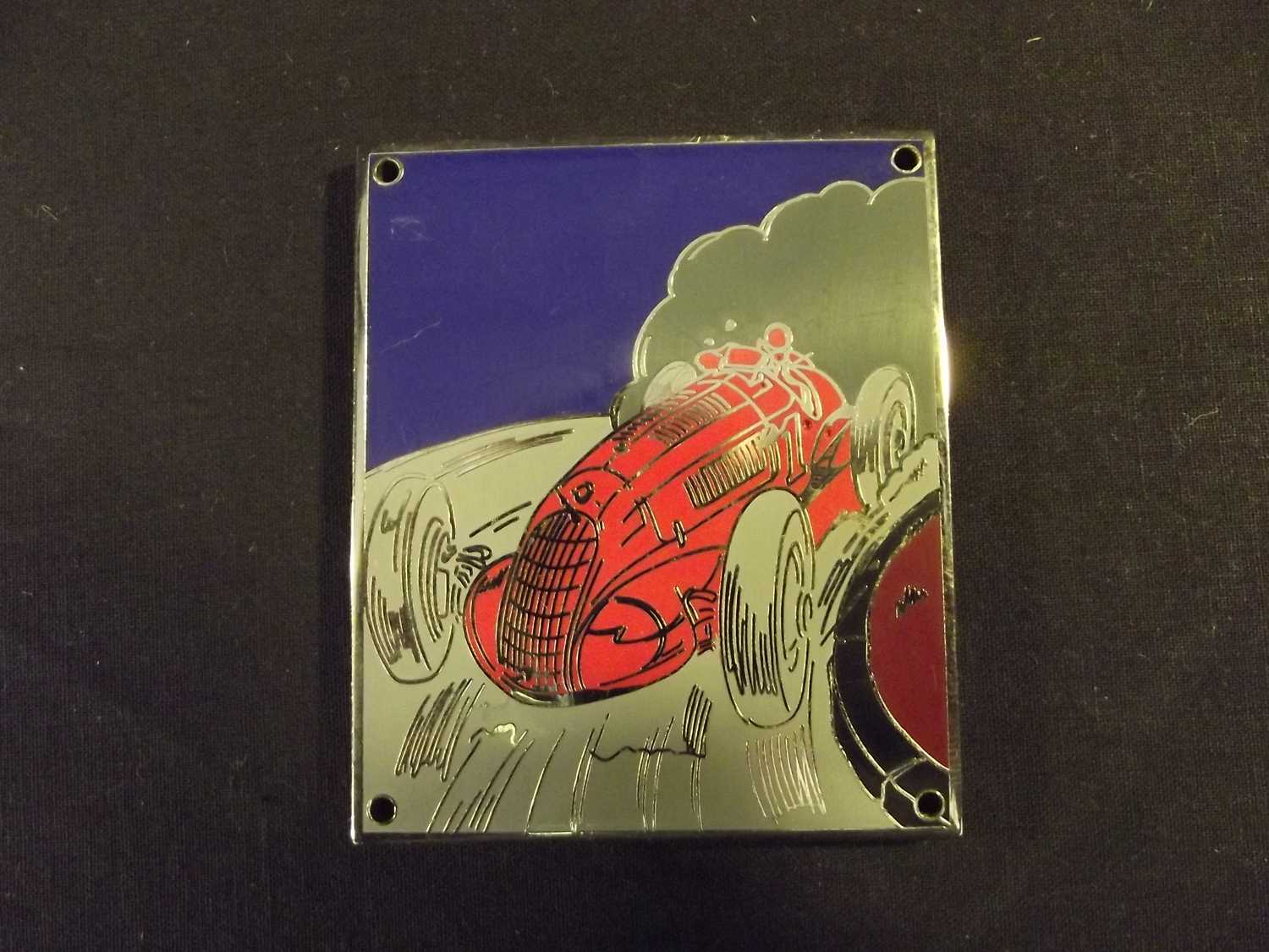 Click for high resolution Lot 47 - Alfa Romeo dashboard plaque