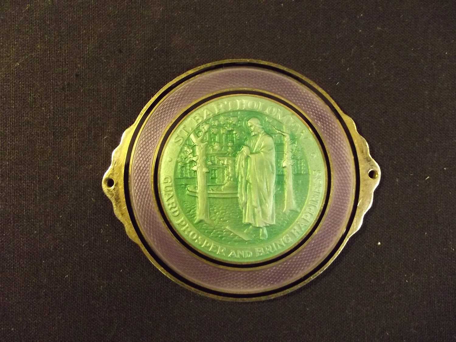 Click for high resolution Lot 48 - Enamel plaque