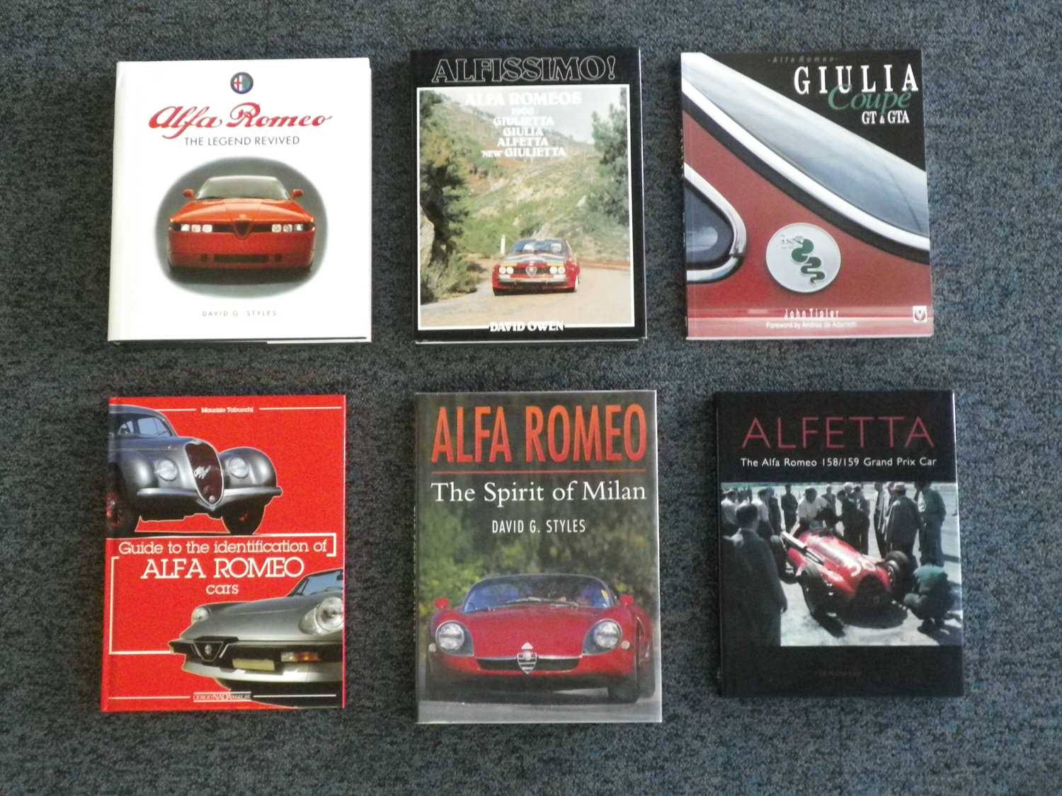 Click for high resolution Lot 74 - Alfa Romeo books