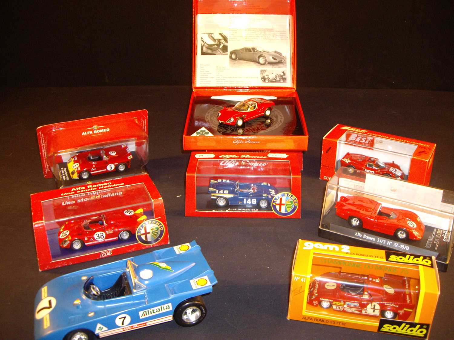 Click for high resolution Lot 141 - Eight Alfa Romeo models