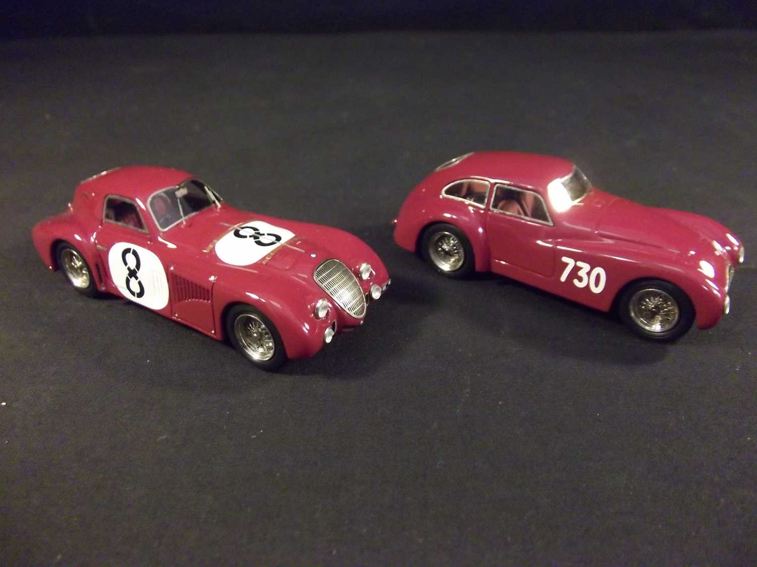 Click for high resolution Lot 145 - Two hand-built Alfa Romeo models