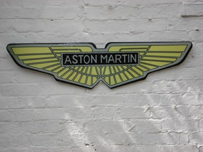 Lot 23 - Aston Martin wall sign