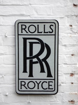 Lot 30 - Rolls-Royce wall plaque