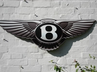 Lot 31 - Bentley wall plaque