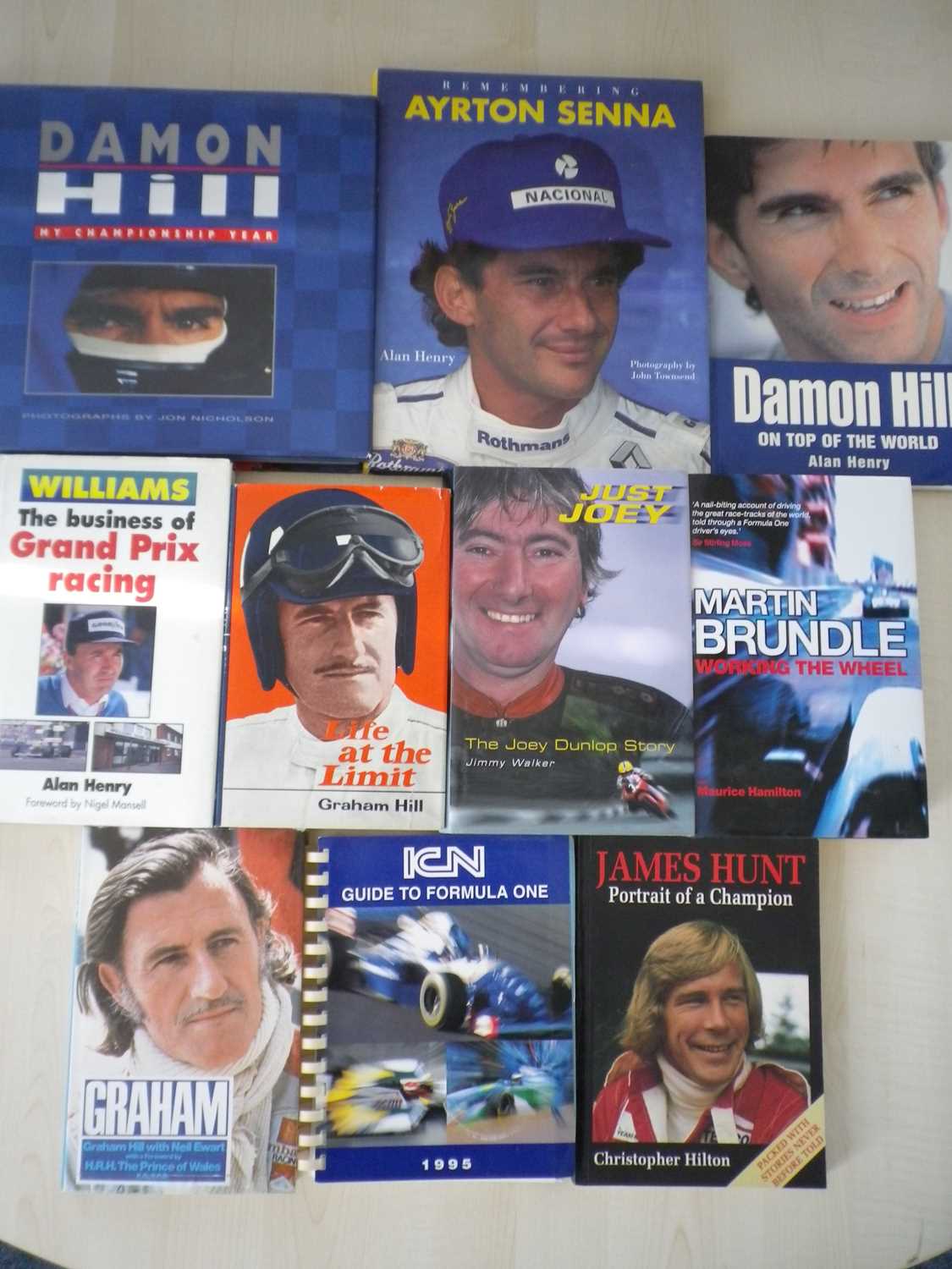 Click for high resolution Lot 8 - Thirteen motor sport books